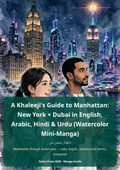 A Khaleeji’s Guide to Manhattan: New York × Dubai in English, Arabic, Hindi & Urdu (Watercolor Mini-Manga)