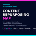 Content Repurposing Map — Turn One Good Idea Into Five Finished Posts