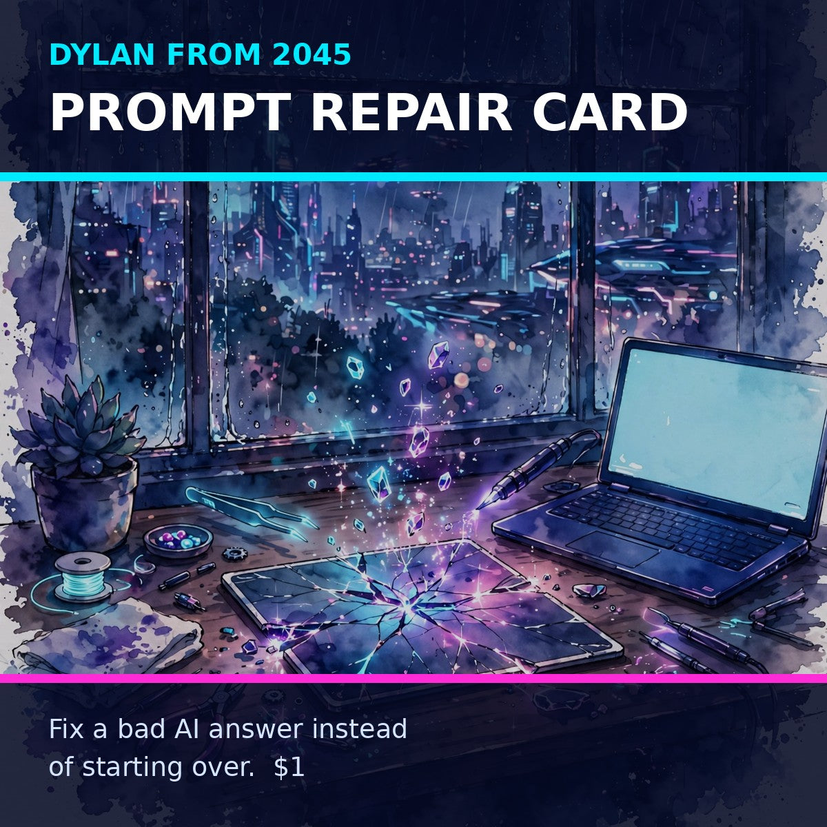 The Prompt Repair Card — Fix a Bad AI Answer Instead of Starting Over