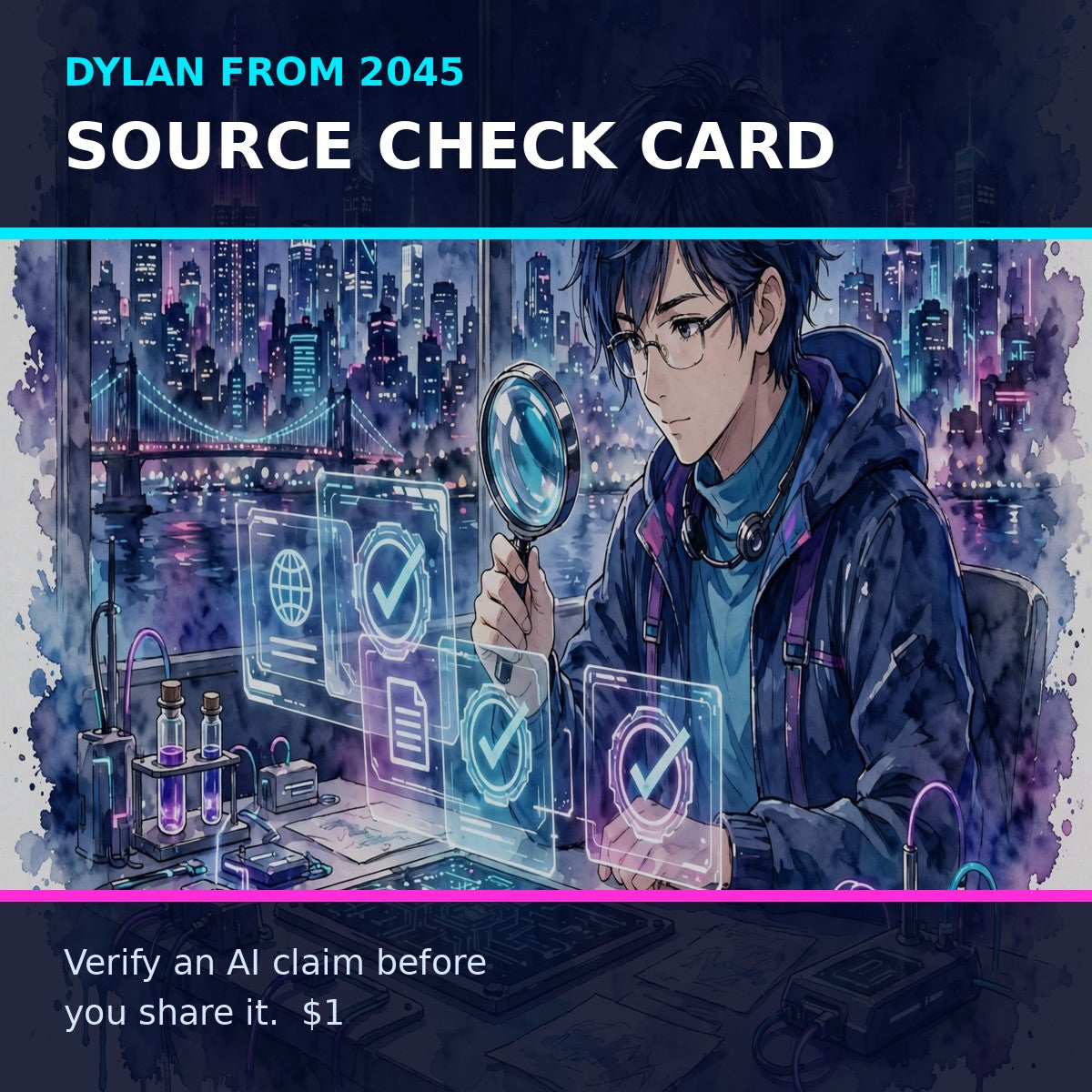 The Source Check Card — Verify an AI Claim Before You Share It